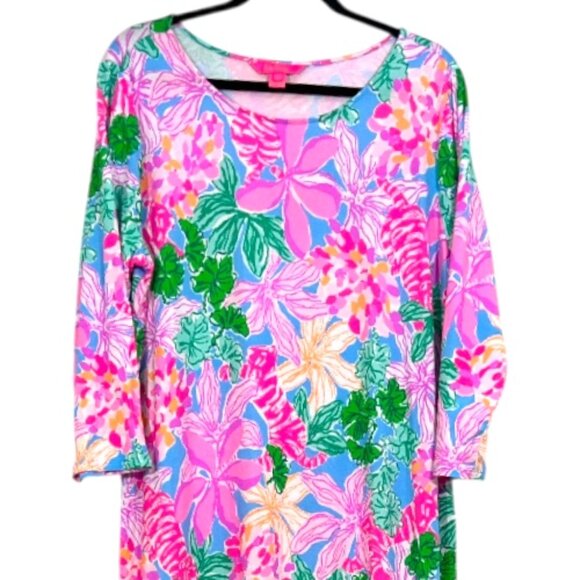 Lilly Pulitzer Morgann Tigers Lair Dress Size XXL Pre-Loved - Picture 2 of 5